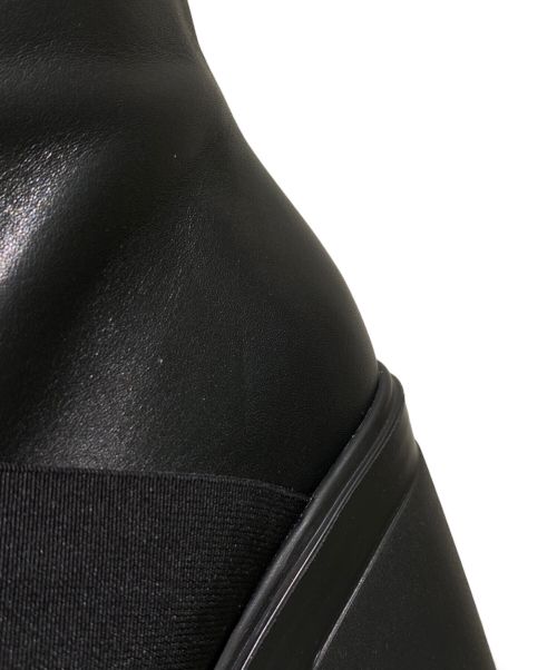 Roger Vivier（ロジェ ヴィヴィエ）Roger Vivier (ロジェ ヴィヴィエ) ストラスバックルヒールブーツ ブラック サイズ:SIZE 35 1/2の古着・服飾アイテム