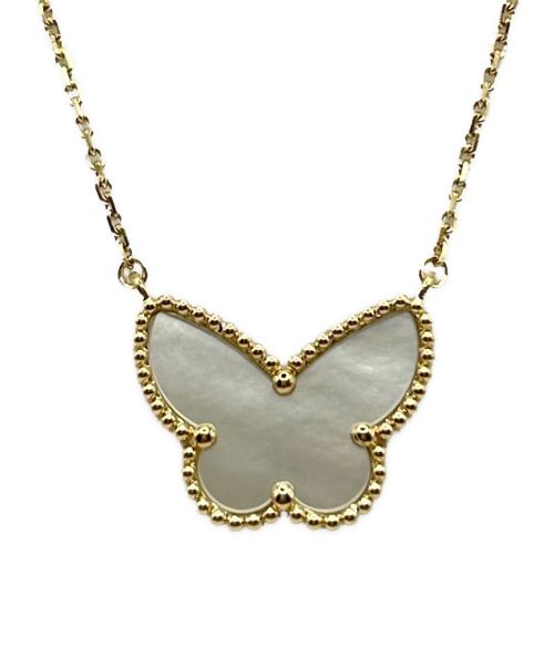 VAN CLEEF & ARPELS（ヴァンクリーフ＆アーペル）VAN CLEEF & ARPELS (ヴァンクリーフ＆アーペル) ラッキーアルハンブラ パピヨン ペンダント ネックレス VCARD99500 サイズ:ラッキーアルハンブラの古着・服飾アイテム