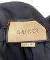 中古・古着 GUCCI (グッチ) ギャザーウエスト パンツ ブラック サイズ:36：63000円