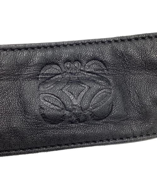 LOEWE（ロエベ）LOEWE (ロエベ) レザーワンショルダーバッグ ブラックの古着・服飾アイテム