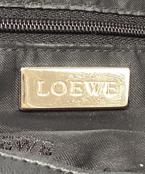 LOEWE（ロエベ）LOEWE (ロエベ) レザーワンショルダーバッグ ブラックの古着・服飾アイテム