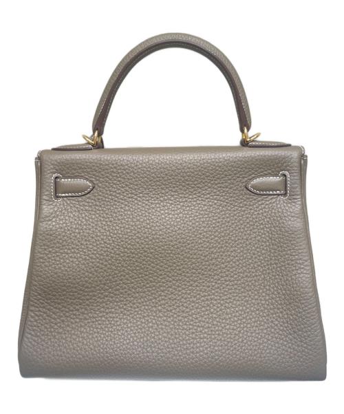 HERMES（エルメス）HERMES (エルメス) ケリー 28 内縫い/ゴールド金具/トゴ/エトゥープ/B刻印 エトゥープ サイズ:28 未使用品の古着・服飾アイテム