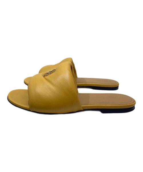 LOEWE（ロエベ）LOEWE (ロエベ) パッドフラットミュール イエロー サイズ:38の古着・服飾アイテム