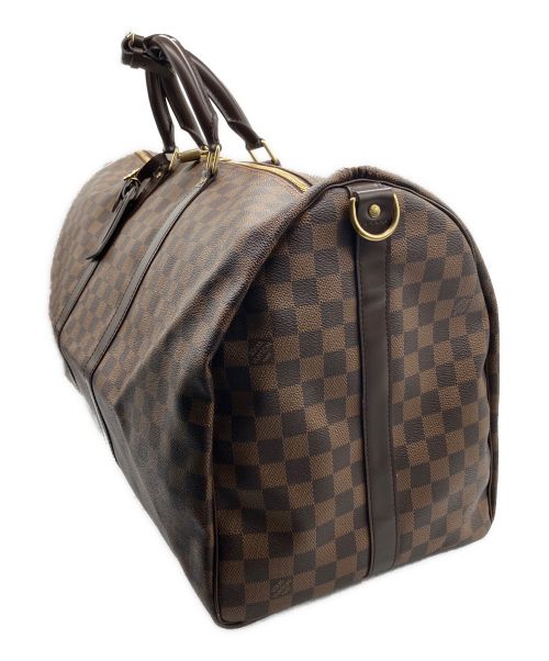 LOUIS VUITTON（ルイ ヴィトン）LOUIS VUITTON (ルイ ヴィトン) キーポル・バンドリエール55 ブラウン サイズ:55の古着・服飾アイテム