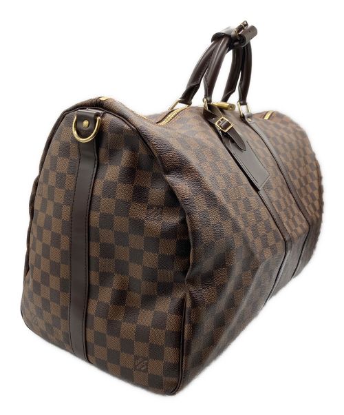 LOUIS VUITTON（ルイ ヴィトン）LOUIS VUITTON (ルイ ヴィトン) キーポル・バンドリエール55 ブラウン サイズ:55の古着・服飾アイテム