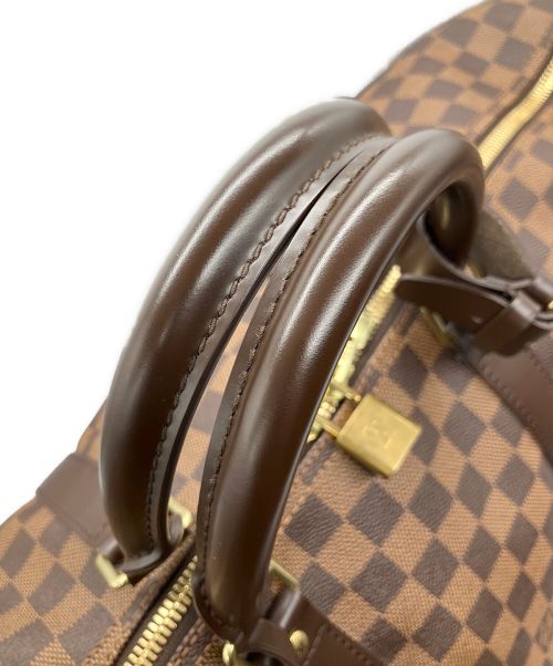 LOUIS VUITTON（ルイ ヴィトン）LOUIS VUITTON (ルイ ヴィトン) キーポル・バンドリエール55 ブラウン サイズ:55の古着・服飾アイテム
