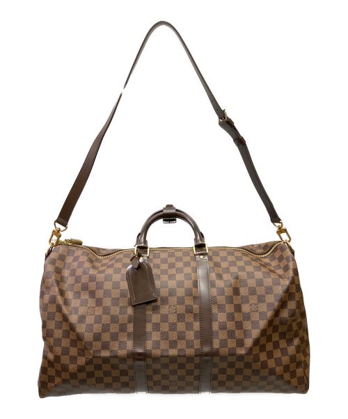 LOUIS VUITTON（ルイ ヴィトン）LOUIS VUITTON (ルイ ヴィトン) キーポル・バンドリエール55 ブラウン サイズ:55の古着・服飾アイテム
