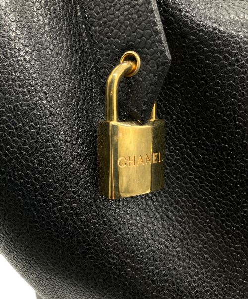 CHANEL（シャネル）CHANEL (シャネル) 2WAYショルダーボストンバッグ ブラックの古着・服飾アイテム