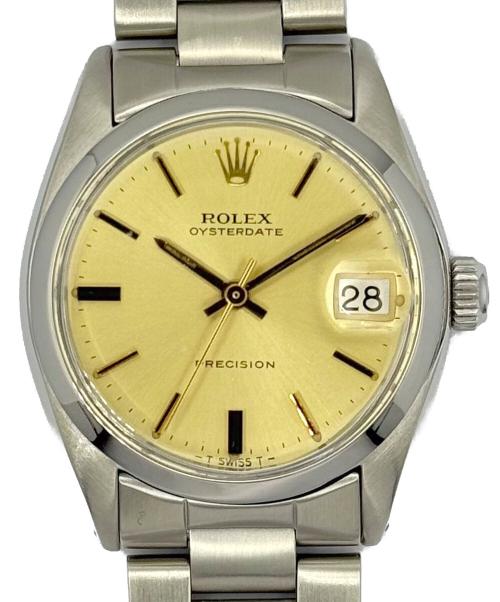 ROLEX（ロレックス）ROLEX (ロレックス) オイスターデイト プレシジョン Ref.6694 シルバー文字盤（ヤケ変色） サイズ:34mmの古着・服飾アイテム