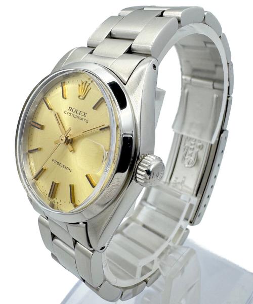 ROLEX（ロレックス）ROLEX (ロレックス) オイスターデイト プレシジョン Ref.6694 シルバー文字盤（ヤケ変色） サイズ:34mmの古着・服飾アイテム