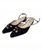 NEBULONIEネブローニ）の古着「ミュール」｜ブラック