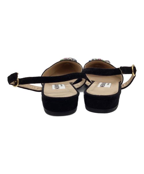 NEBULONIE（ネブローニ）NEBULONIE (ネブローニ) ミュール ブラック サイズ:38の古着・服飾アイテム