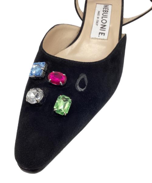 NEBULONIE（ネブローニ）NEBULONIE (ネブローニ) ミュール ブラック サイズ:38の古着・服飾アイテム