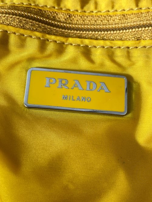 PRADA（プラダ）PRADA (プラダ) リバーシブルトートバッグ イエロー サイズ:-の古着・服飾アイテム