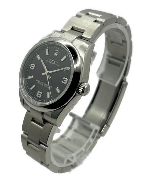 ROLEX（ロレックス）ROLEX (ロレックス) OYSTER PERPETUAL オイスターパーペチュアル ボーイズ 31 Ref.177200 黒文字盤 黒文字盤 サイズ:31mm/17.0cm/12コマの古着・服飾アイテム