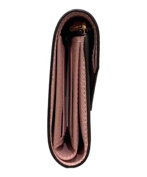 LOUIS VUITTON（ルイ ヴィトン）LOUIS VUITTON (ルイ ヴィトン) ポルトフォイユ・ヴィクトリーヌ ブラウン×ピンクの古着・服飾アイテム