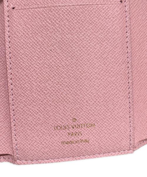 LOUIS VUITTON（ルイ ヴィトン）LOUIS VUITTON (ルイ ヴィトン) ポルトフォイユ・ヴィクトリーヌ ブラウン×ピンクの古着・服飾アイテム
