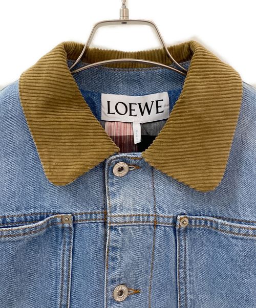 LOEWE（ロエベ）LOEWE (ロエベ) キルティングデニムジャケット インディゴ サイズ:46の古着・服飾アイテム