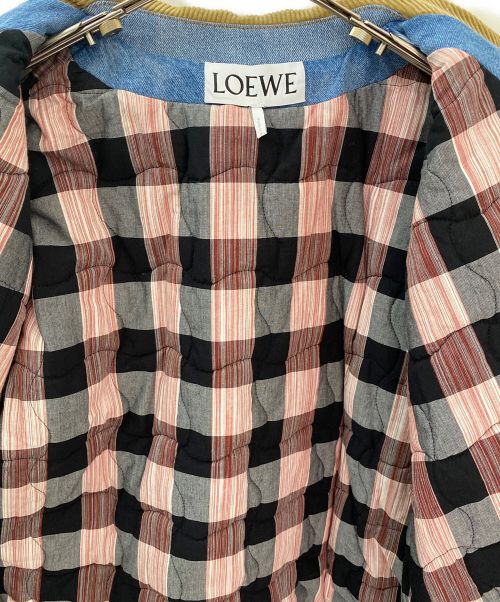 LOEWE（ロエベ）LOEWE (ロエベ) キルティングデニムジャケット インディゴ サイズ:46の古着・服飾アイテム