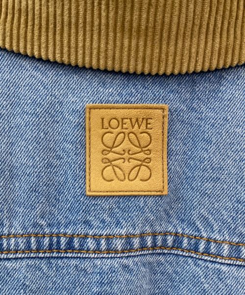 LOEWE（ロエベ）LOEWE (ロエベ) キルティングデニムジャケット インディゴ サイズ:46の古着・服飾アイテム