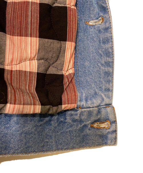LOEWE（ロエベ）LOEWE (ロエベ) キルティングデニムジャケット インディゴ サイズ:46の古着・服飾アイテム