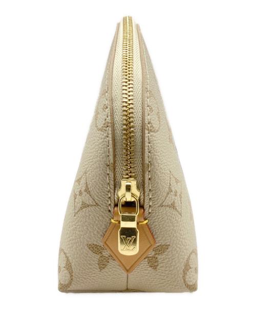 LOUIS VUITTON（ルイ ヴィトン）LOUIS VUITTON (ルイ ヴィトン) LV モノパナムライン 	コスメティックPM ベージュ サイズ:PMの古着・服飾アイテム