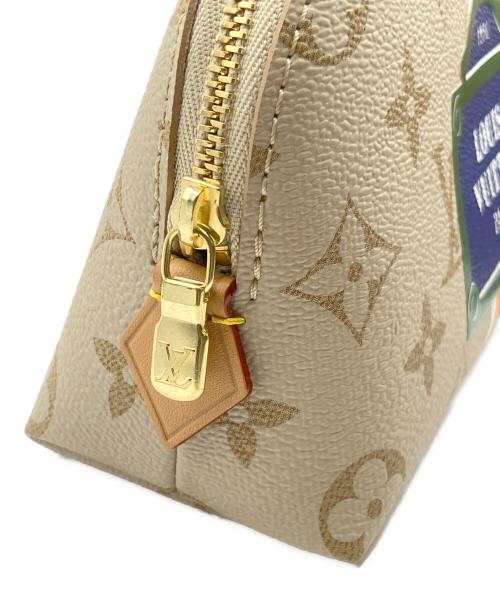 LOUIS VUITTON（ルイ ヴィトン）LOUIS VUITTON (ルイ ヴィトン) LV モノパナムライン 	コスメティックPM ベージュ サイズ:PMの古着・服飾アイテム