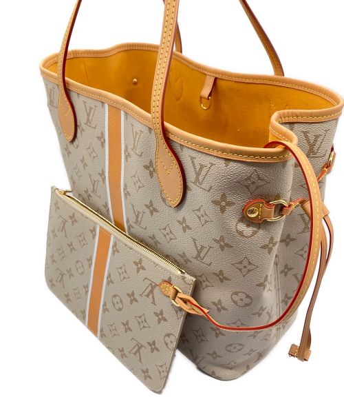 LOUIS VUITTON（ルイ ヴィトン）LOUIS VUITTON (ルイ ヴィトン) モノパナム ネヴァーフル MM トートバッグ  ベージュ サイズ:MMの古着・服飾アイテム