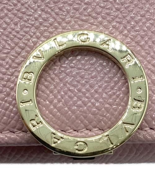 BVLGARI（ブルガリ）BVLGARI (ブルガリ) 長財布 ロゴクリップ ピンクの古着・服飾アイテム