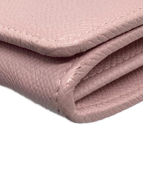 BVLGARI（ブルガリ）BVLGARI (ブルガリ) 長財布 ロゴクリップ ピンクの古着・服飾アイテム