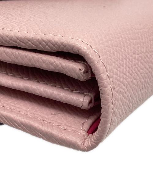 BVLGARI（ブルガリ）BVLGARI (ブルガリ) 長財布 ロゴクリップ ピンクの古着・服飾アイテム