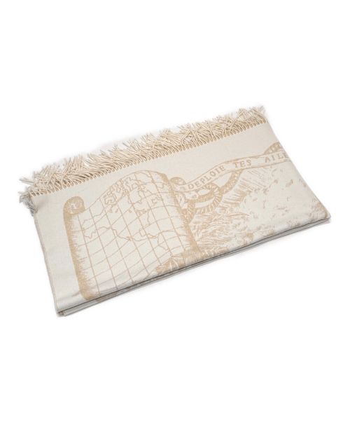 Christian Dior（クリスチャン ディオール）Christian Dior (クリスチャン ディオール) マフラー アイボリー サイズ:-の古着・服飾アイテム