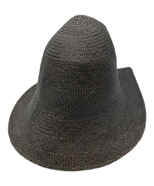 JIL SANDER（ジルサンダー）JIL SANDER (ジルサンダー) ラフィアハット JSWH920001 ブラック サイズ:Mの古着・服飾アイテム