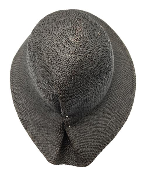 JIL SANDER（ジルサンダー）JIL SANDER (ジルサンダー) ラフィアハット JSWH920001 ブラック サイズ:Mの古着・服飾アイテム