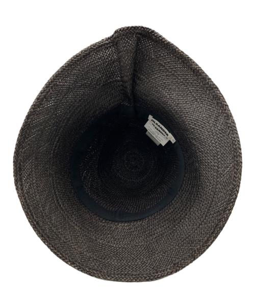 JIL SANDER（ジルサンダー）JIL SANDER (ジルサンダー) ラフィアハット JSWH920001 ブラック サイズ:Mの古着・服飾アイテム