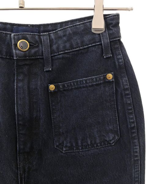 KHAITE（ケイト）KHAITE (ケイト) デニムパンツ ブラック サイズ:25の古着・服飾アイテム