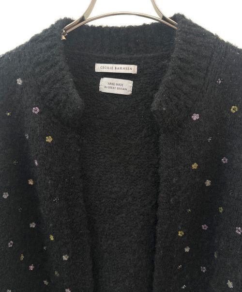 CECILIE BAHNSEN（セシリーバンセン）CECILIE BAHNSEN (セシリーバンセン) ニットカーディガン ブラック サイズ:Sの古着・服飾アイテム