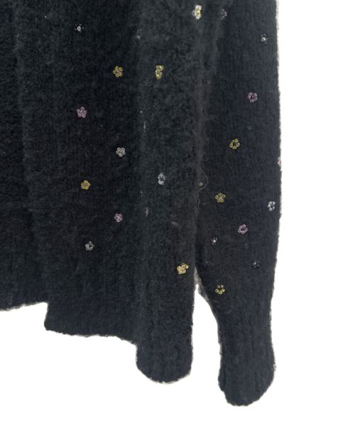 CECILIE BAHNSEN（セシリーバンセン）CECILIE BAHNSEN (セシリーバンセン) ニットカーディガン ブラック サイズ:Sの古着・服飾アイテム