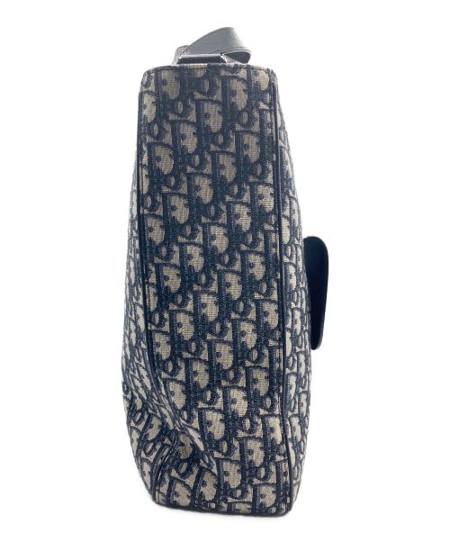 Dior（ディオール）Dior (ディオール) オブリークサドル 2WAYトートバッグ ネイビーの古着・服飾アイテム