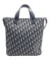 Dior (ディオール) オブリークサドル 2WAYトートバッグ ネイビー：230000円