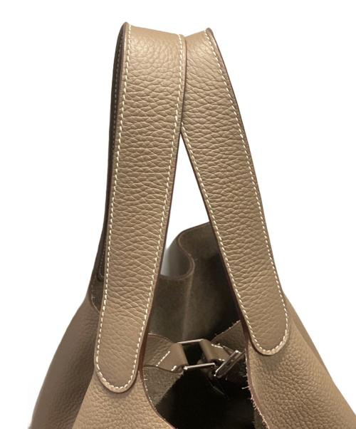 HERMES（エルメス）HERMES (エルメス) ピコタンGM/ハンドバッグ エトゥープ サイズ:GMの古着・服飾アイテム