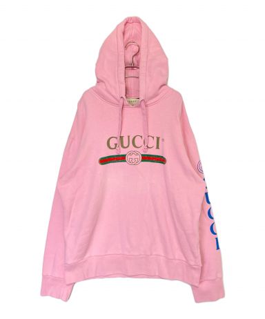 中古・古着通販】GUCCI (グッチ) ドラゴン刺繍プルオーバーパーカー
