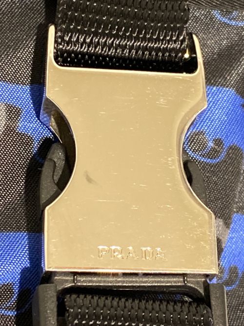 PRADA（プラダ）PRADA (プラダ) PURADAナイロンリュック ネイビー サイズ:-の古着・服飾アイテム