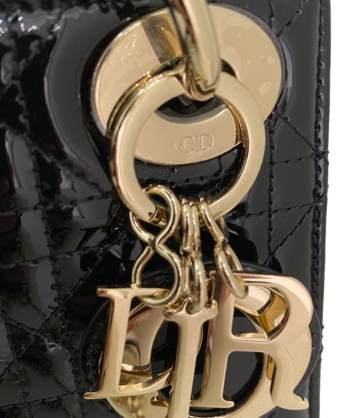 Christian Dior（クリスチャン ディオール）Christian Dior (クリスチャン ディオール) Lady Dior バッグ ミニ ブラック サイズ:ミニの古着・服飾アイテム