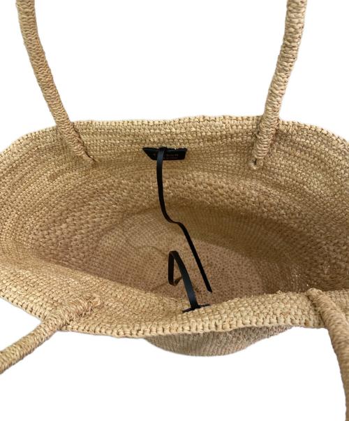 THE ROW（ザ ロウ）THE ROW (ザ ロウ) エミリーラフィアバッグ ベージュの古着・服飾アイテム