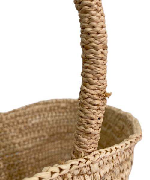 THE ROW（ザ ロウ）THE ROW (ザ ロウ) エミリーラフィアバッグ ベージュの古着・服飾アイテム