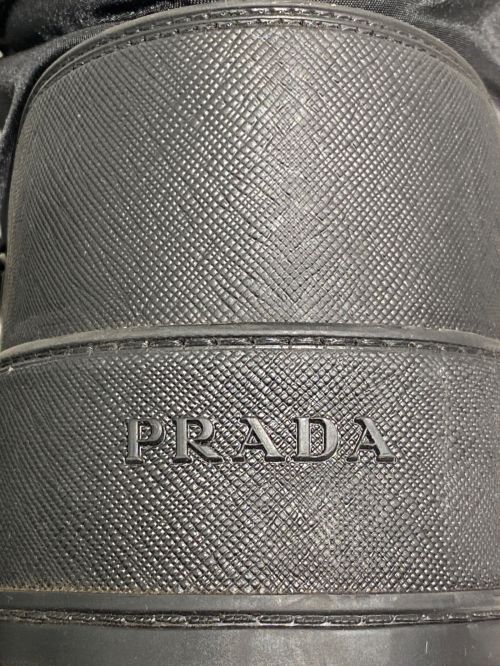 PRADA（プラダ）PRADA (プラダ) ロゴスノーブーツ ブラック サイズ:37/38の古着・服飾アイテム