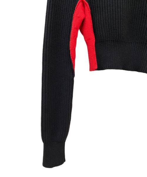 Salvatore Ferragamo（サルヴァトーレ フェラガモ）Salvatore Ferragamo (サルヴァトーレ フェラガモ) ショート丈ニット ブラック サイズ:Sの古着・服飾アイテム