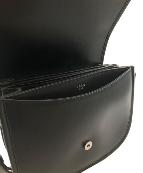 CELINE（セリーヌ）CELINE (セリーヌ) ミディアム ブザス トリオンフ ブラックの古着・服飾アイテム