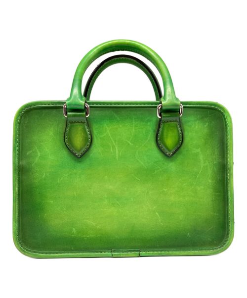 Berluti（ベルルッティ）Berluti (ベルルッティ) アンジュール ガリバー 2WAYハンドバッグ グリーン サイズ:-の古着・服飾アイテム
